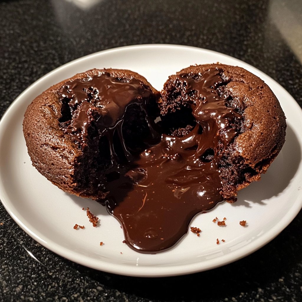Dark Chocolate Lava Cakes
