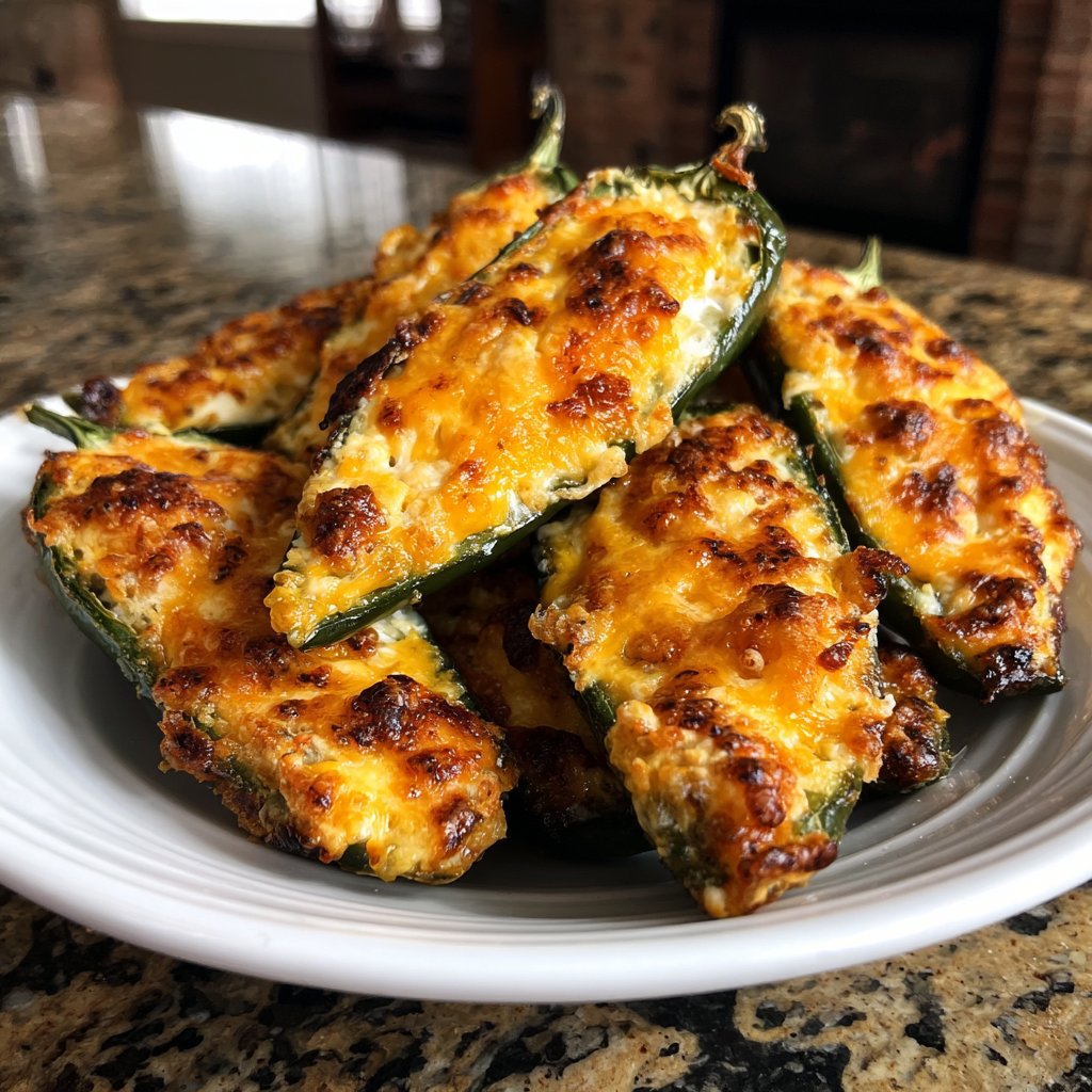 Jalapeno Poppers with Cheddar