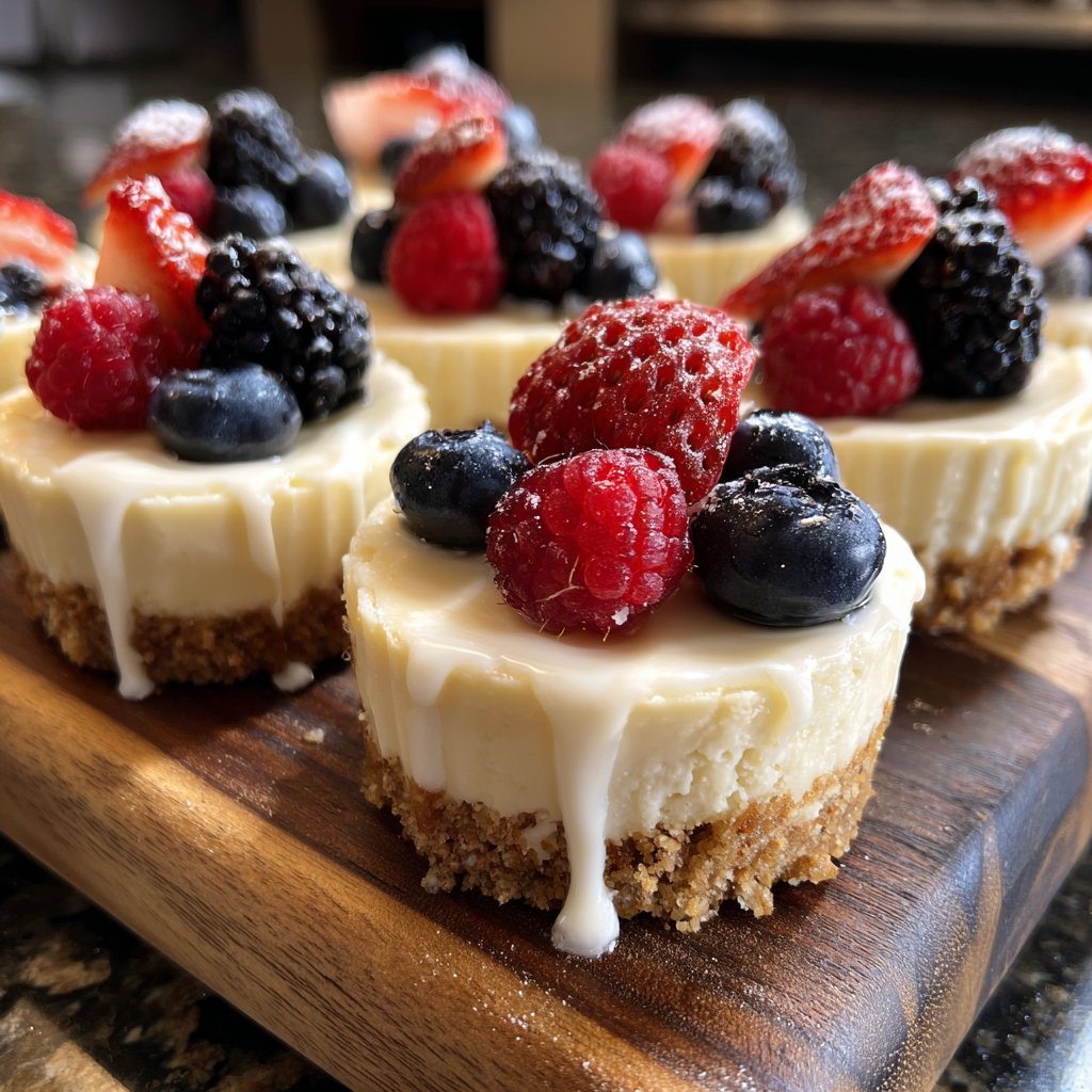Super Bowl Desserts Mini Cheesecake Cups