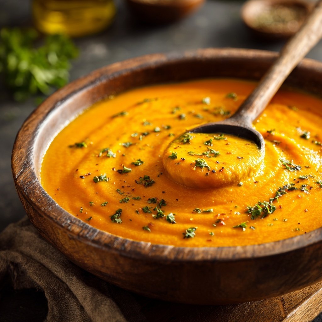 Creamy Carrot Ginger Soup