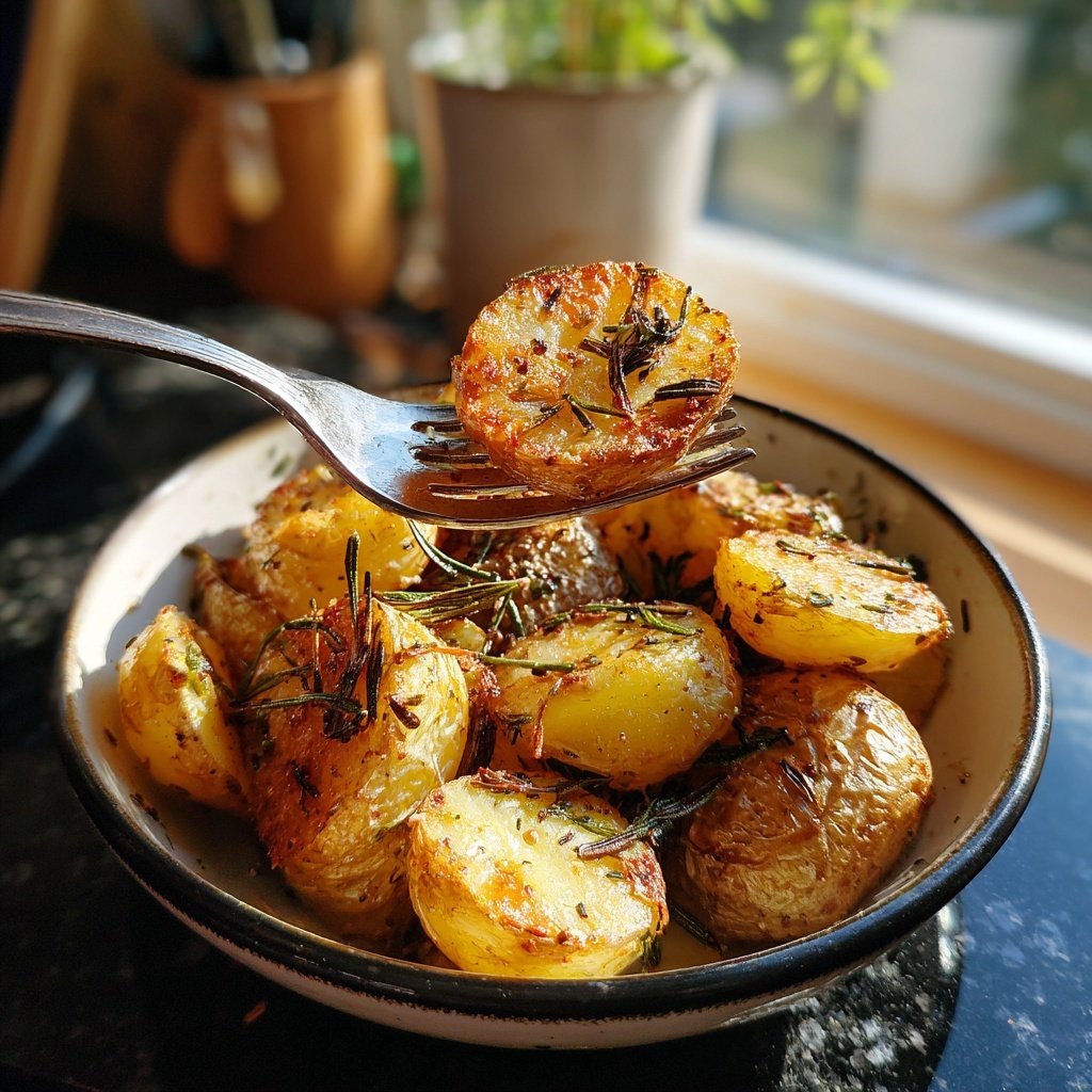 Garlic Herb Roasted Potatoes