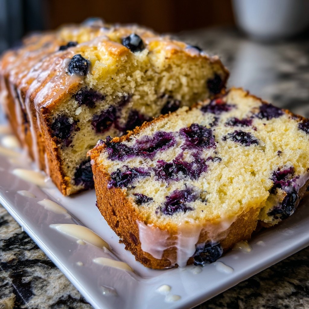 Baking & Desserts Lemon Blueberry Loaf Cake