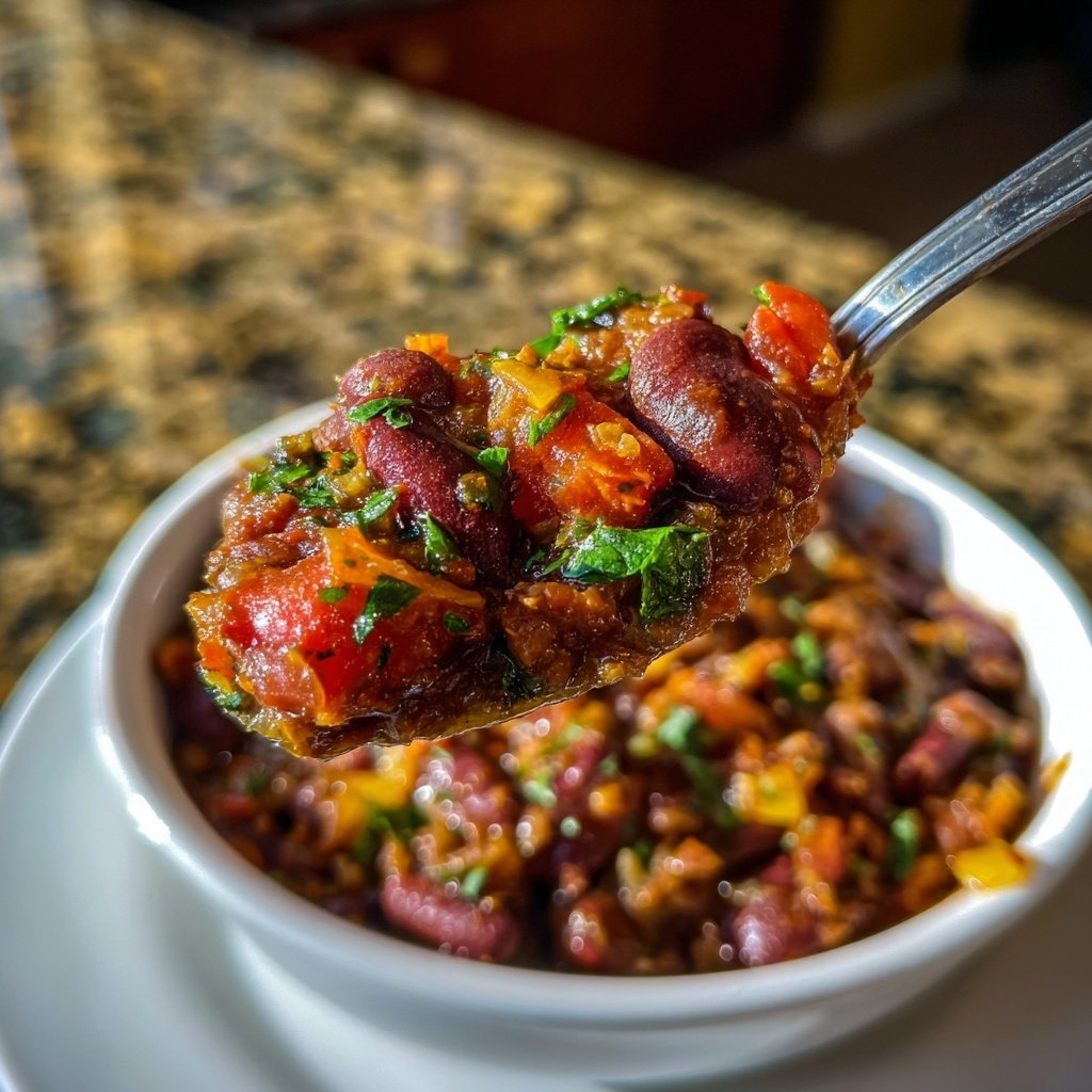 Healthy Crockpot Italian Bean Medley