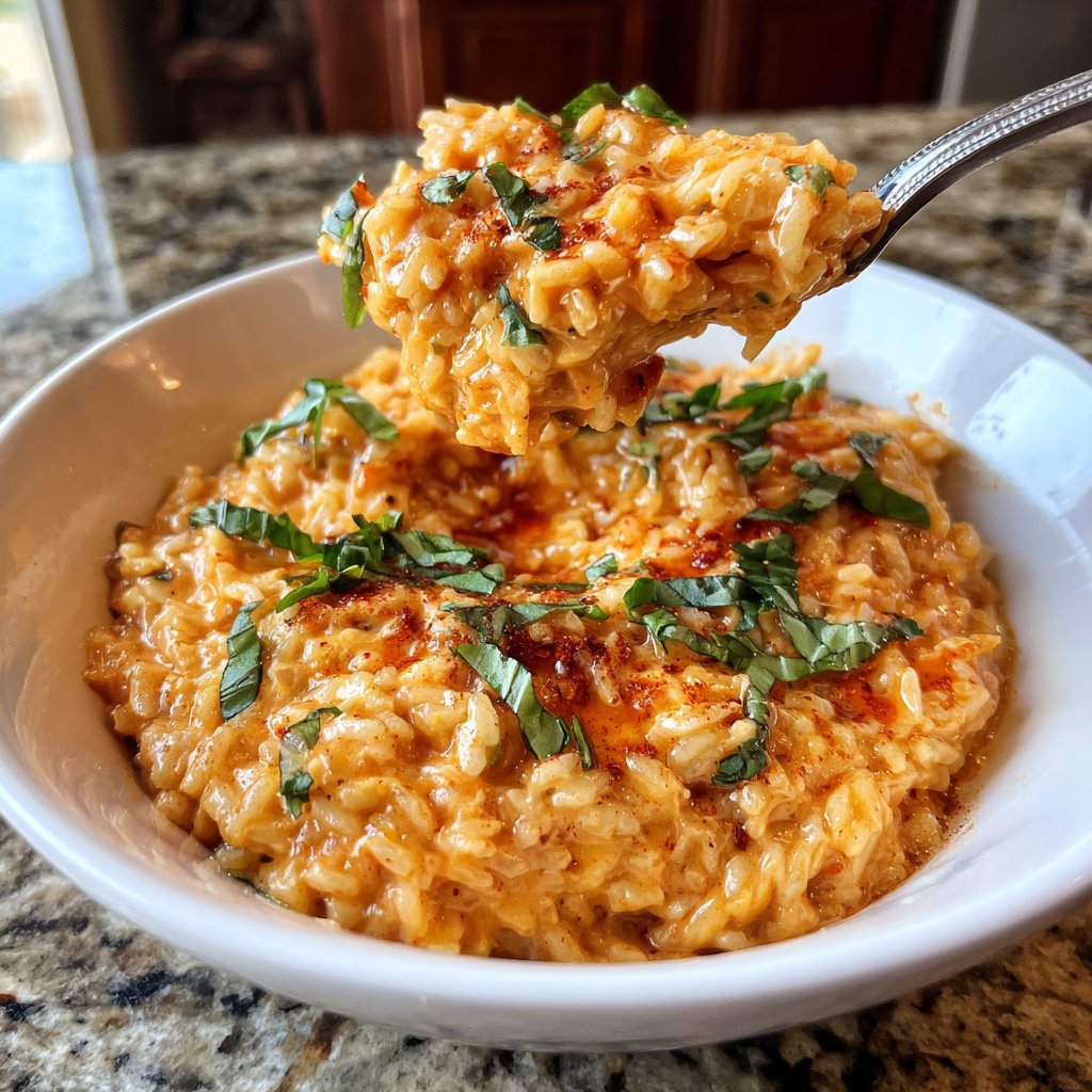 Creamy Tomato Basil Rice