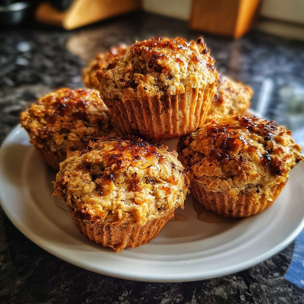 Healthy Muffins With Oats And Honey