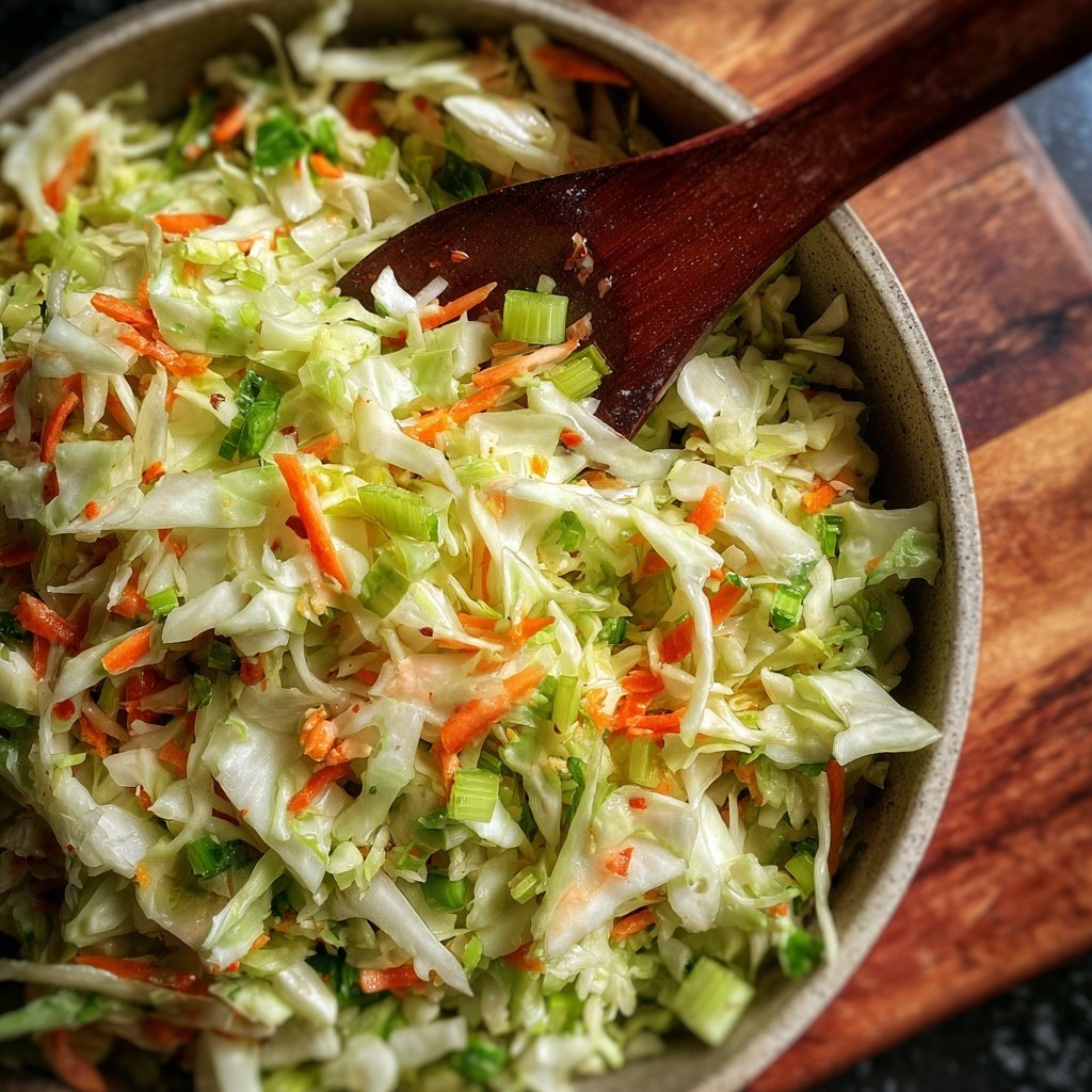 Celery Cabbage Crunch Slaw