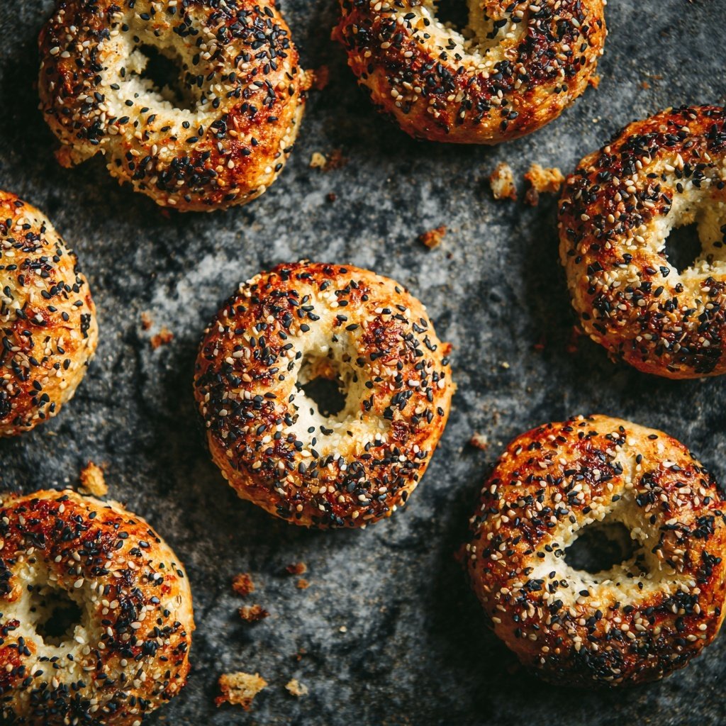 Boiled And Baked Protein Bagels
