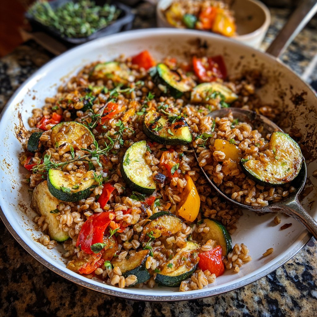 Herb Roasted Veggie Farro