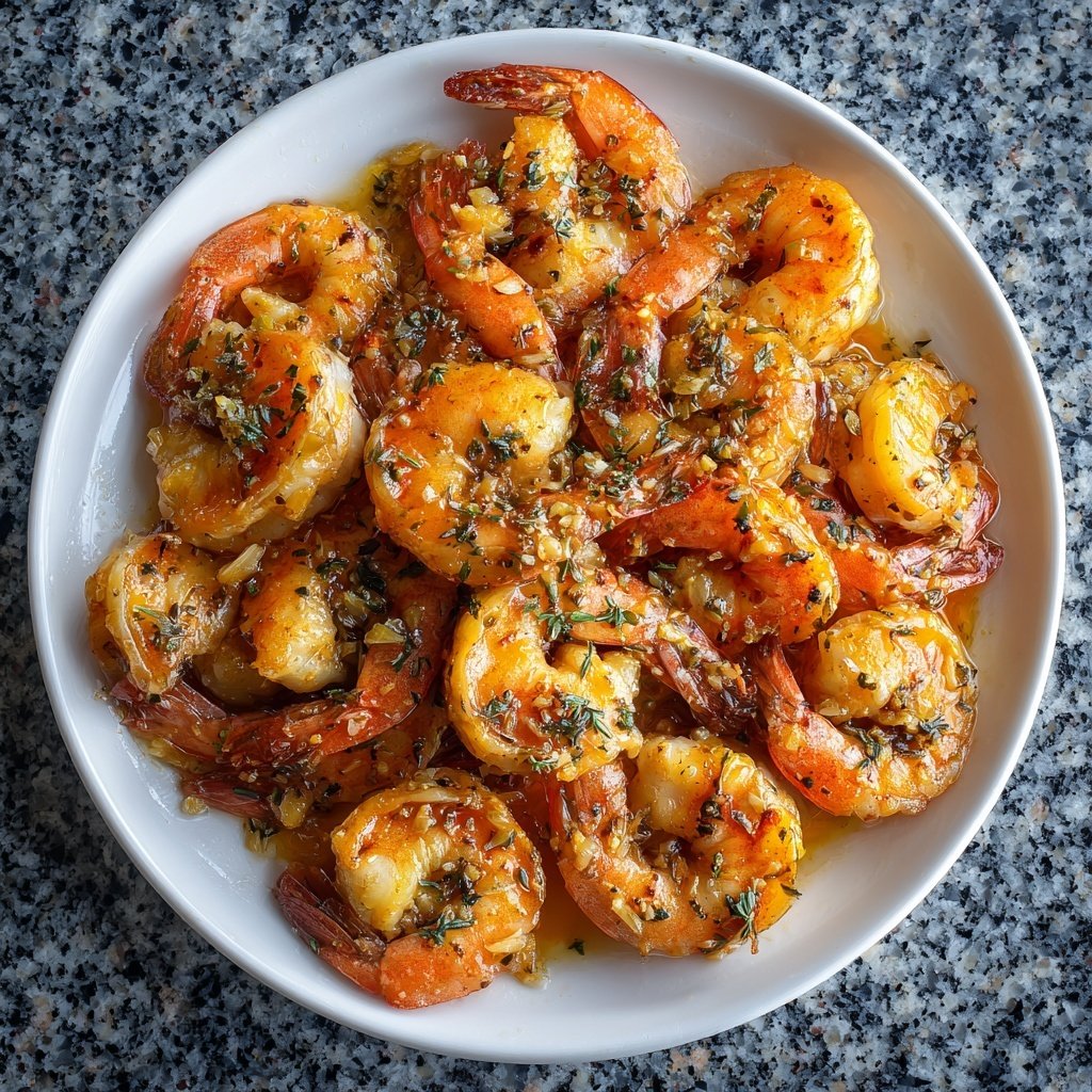 Baked Garlic Shrimp