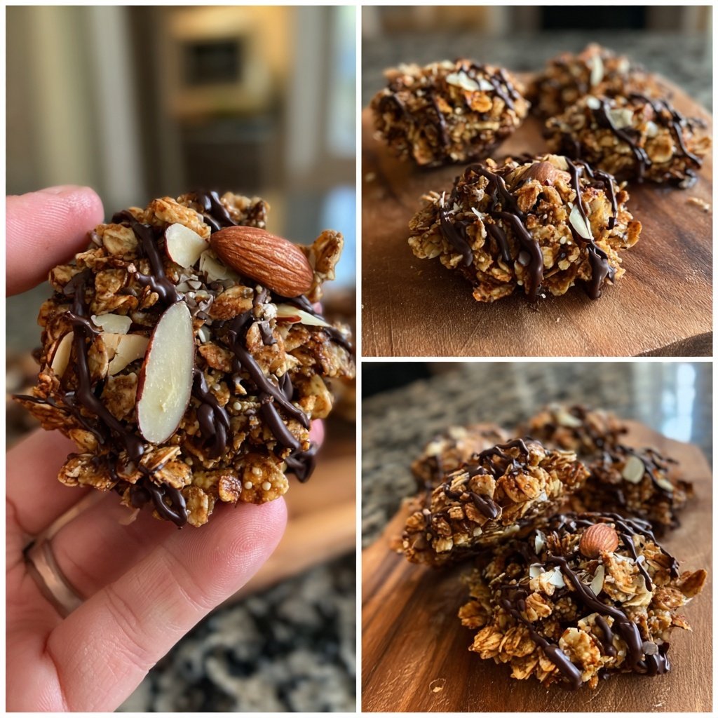 Chocolate Almond Granola Clusters