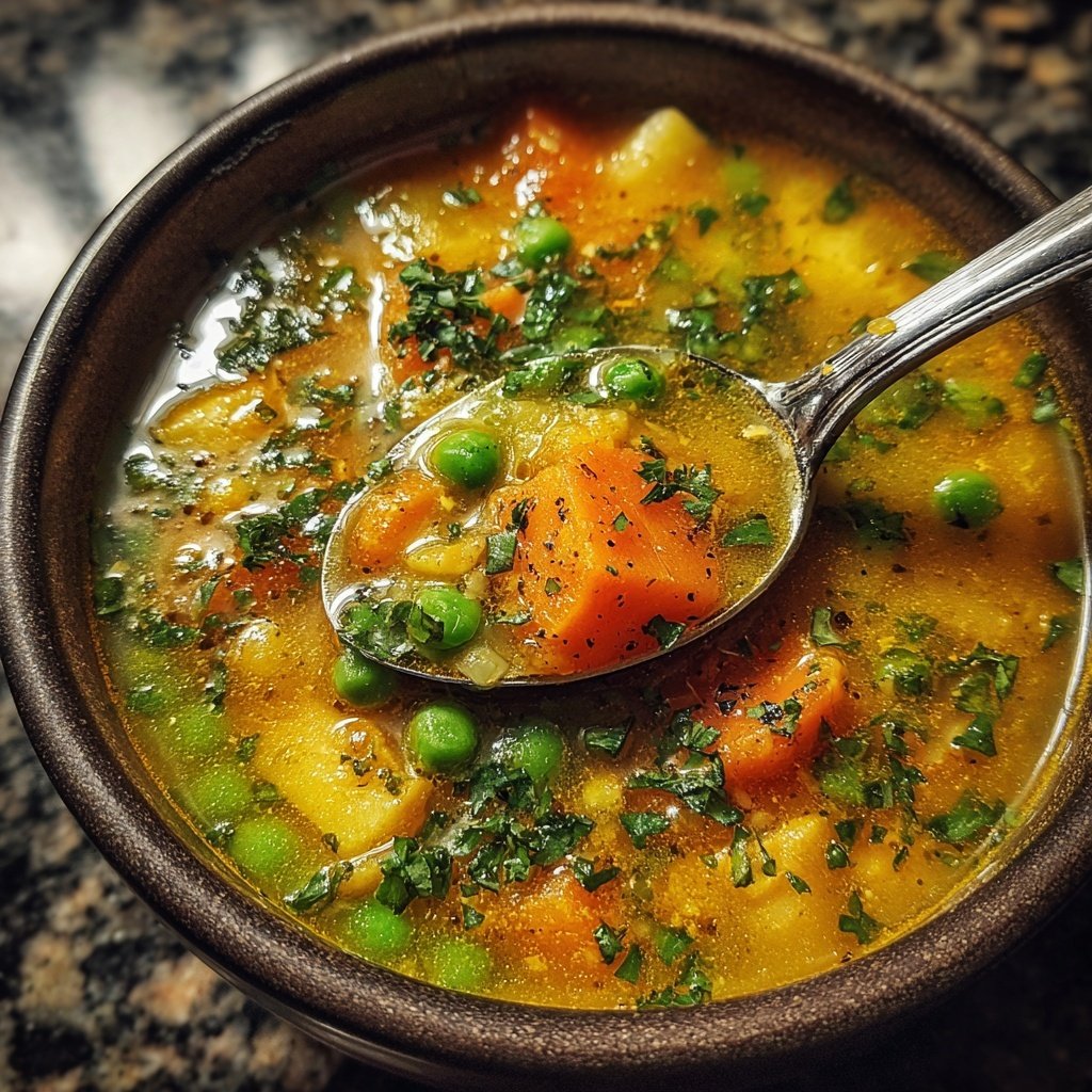 Light Spring Vegetable Soup