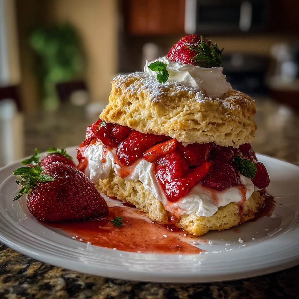 Strawberry Biscuit Shortcake