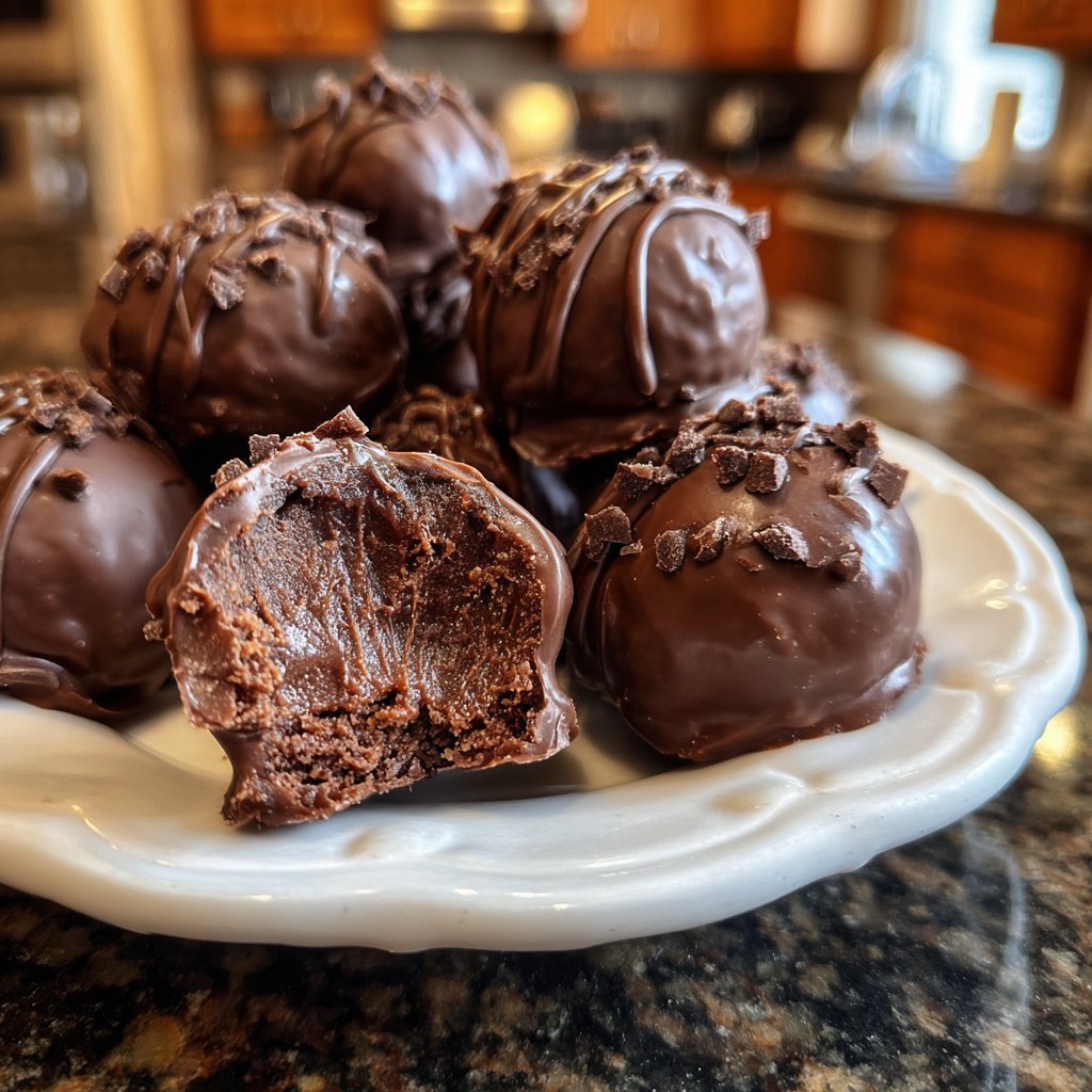 Chocolate Raspberry Truffles