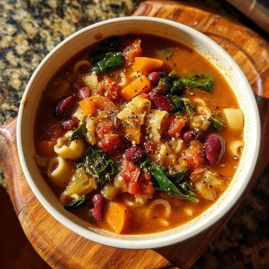 Healthy Crockpot Minestrone