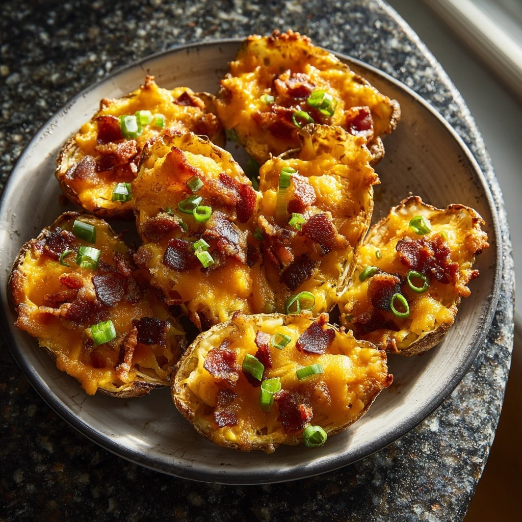 Super Bowl Loaded Potato Skins